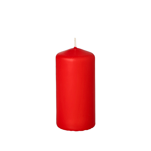 10 x Stumpenkerze Ø 50 mm · 100 mm rot