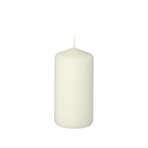 10 x Stumpenkerze Ø 50 mm · 100 mm weiss