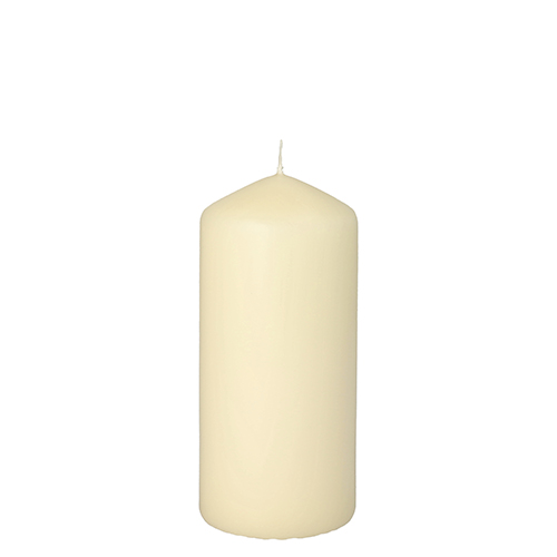 10 x Stumpenkerze Ø 60 mm · 130 mm creme