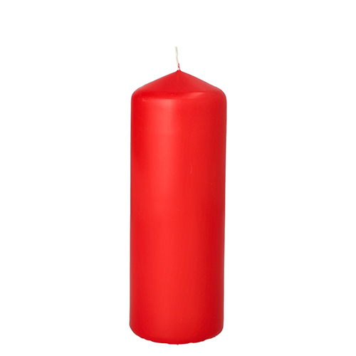 10 x Stumpenkerze Ø 60 mm · 165 mm rot