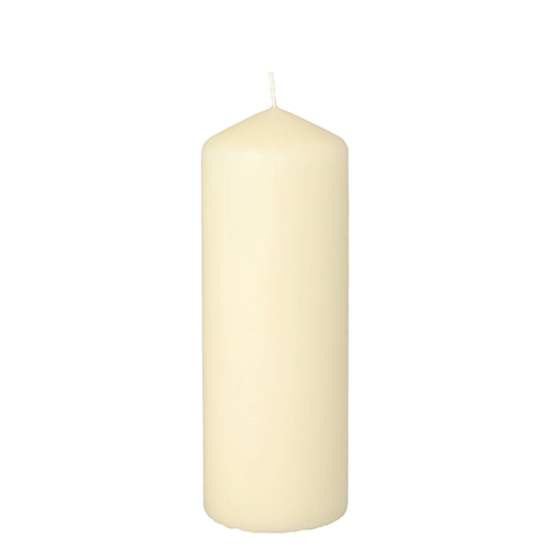 10 x Stumpenkerze Ø 60 mm · 165 mm creme