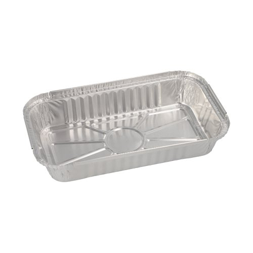 20 x 50 Schalen, Alu eckig 0,65 l 3,4 cm x 13 cm x 22 cm