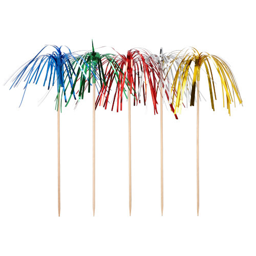 24 x 10 Deko-Picker 15,5 cm "Feuerwerk"