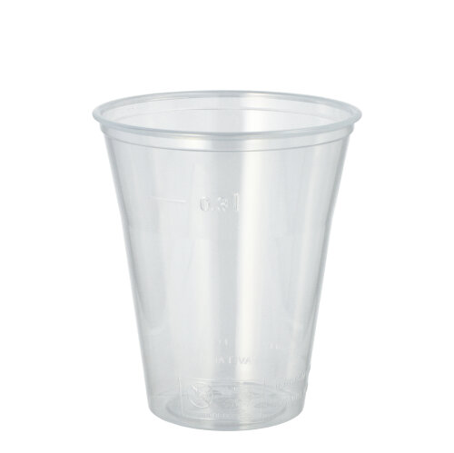 16 x 75 Trinkbecher, PS 0,3 l Ø 9,5 cm · 11 cm klar mit Schaumrand