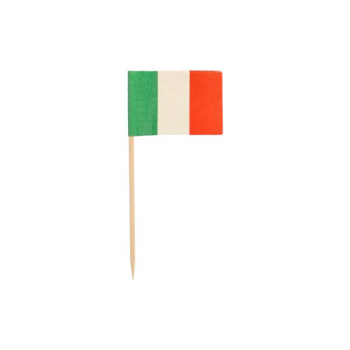 10 x 500 Deko-Picker 8 cm "Italien"