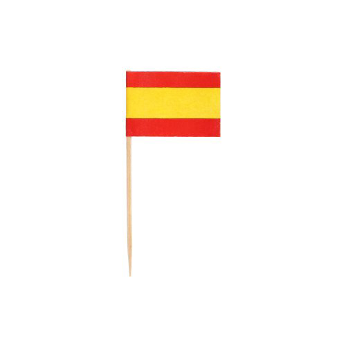 10 x 500 Deko-Picker 8 cm "Spanien"