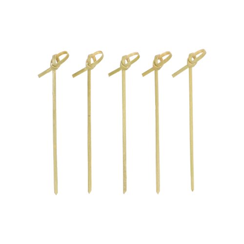 6 x 250 Fingerfood - Picker "pure" 10 cm "Knoten"