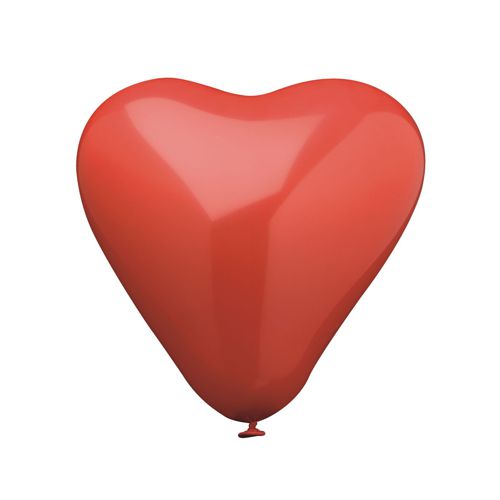 12 x 4 Luftballons Ø 30 cm rot "Heart" large