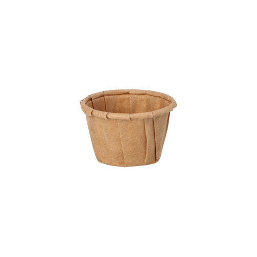 20 x 250 Dressingbecher, Papier "pure" 10 ml Ø 3,5 cm · 2,2 cm braun