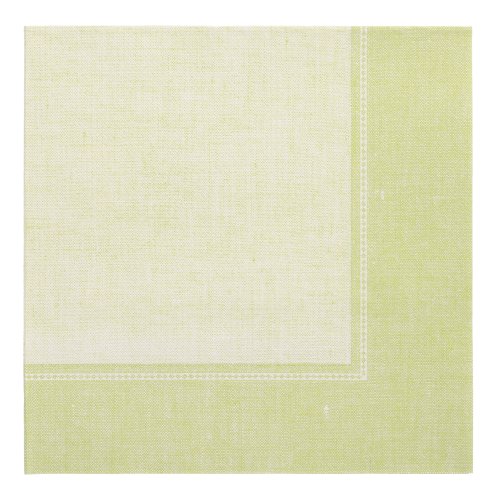 8 x 20 Servietten "ROYAL Collection" 1/4-Falz 40 cm x 40 cm hellgrün "Linum"