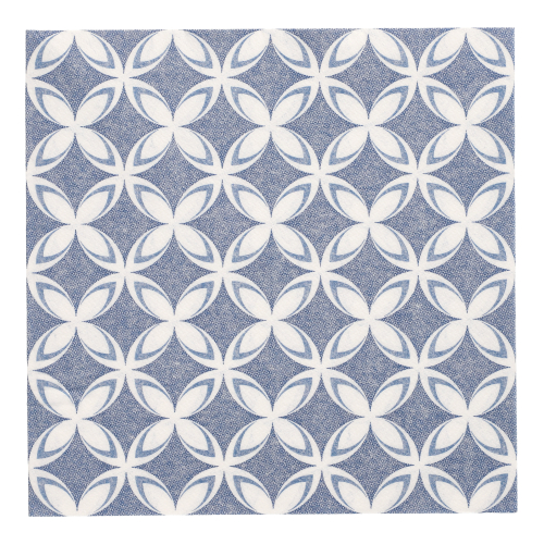 8 x 20 Servietten "ROYAL Collection" 1/4-Falz 40 cm x 40 cm "Delft"