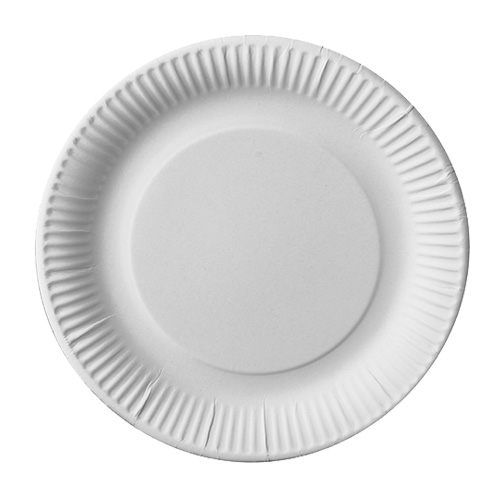 9 x 50 Teller, Pappe "pure" rund Ø 23 cm weiss