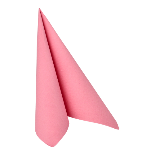 5 x 50 Servietten "ROYAL Collection" 1/4-Falz 40 cm x 40 cm rosa