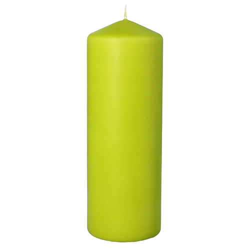 6 x Stumpenkerze Ø 70 mm · 200 mm kiwi