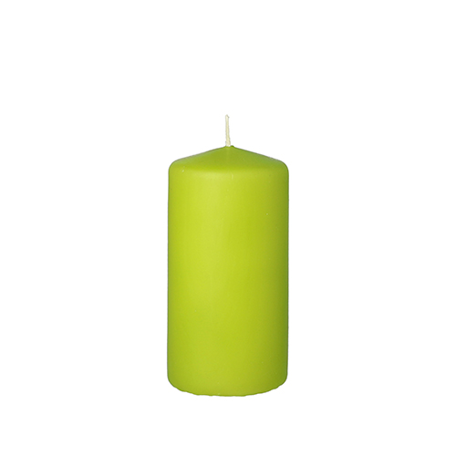 10 x Stumpenkerze Ø 50 mm · 100 mm kiwi