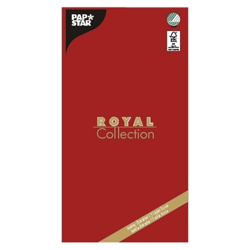 10 x Tischdecke, Tissue "ROYAL Collection" 120 cm x 180 cm rot