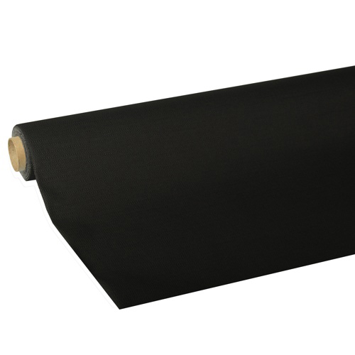10 x Tischdecke, Tissue "ROYAL Collection" 5 m x 1,18 m schwarz