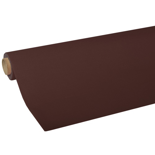 10 x Tischdecke, Tissue "ROYAL Collection" 5 m x 1,18 m braun