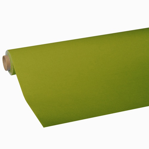10 x Tischdecke, Tissue "ROYAL Collection" 5 m x 1,18 m olivgrün
