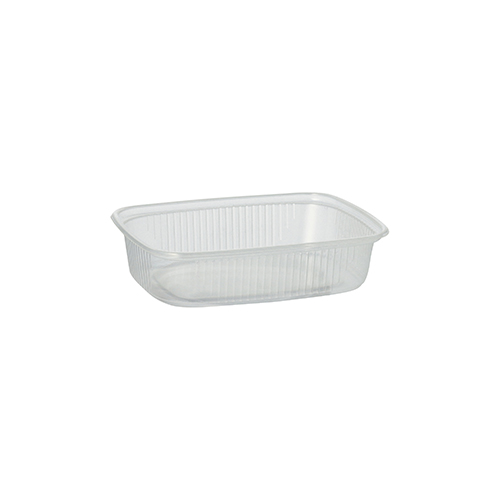 10 x 100 Verpackungsbecher, PP eckig 125 ml 2,8 cm x 8,1 cm x 10,8 cm transparent