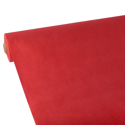 4 x Tischdecke, stoffähnlich, Vlies "soft selection" 25 m x 1,18 m rot