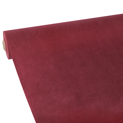 4 x Tischdecke, stoffähnlich, Vlies "soft selection" 25 m x 1,18 m bordeaux