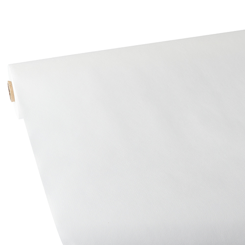 4 x Tischdecke, stoffähnlich, Vlies "soft selection" 25 m x 1,18 m weiss