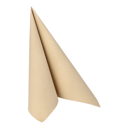 5 x 50 Servietten "ROYAL Collection" 1/4-Falz 40 cm x 40 cm sand