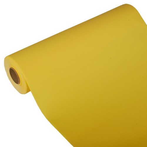 4 x Tischläufer, Tissue "ROYAL Collection" 24 m x 40 cm gelb