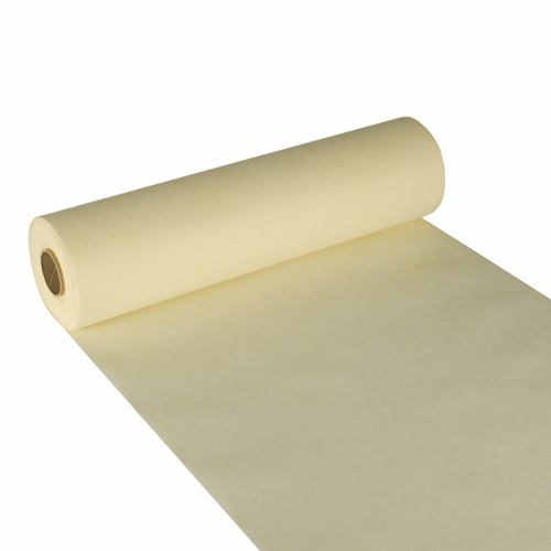4 x Tischläufer, stoffähnlich, Vlies "soft selection" 24 m x 40 cm creme