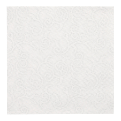 5 x 50 Servietten "ROYAL Collection" 1/4-Falz 40 cm x 40 cm weiss "Casali"