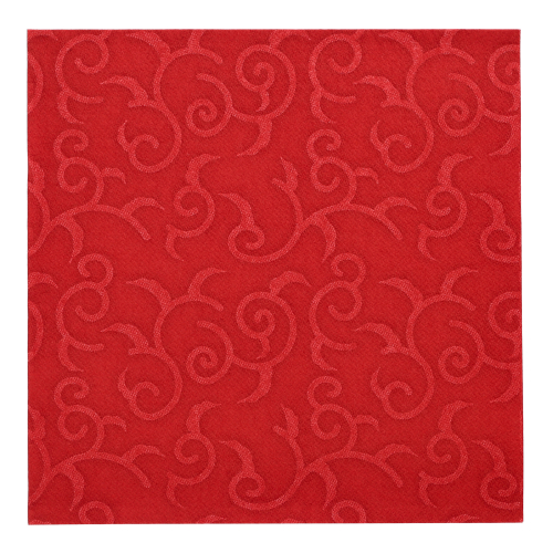 5 x 50 Servietten "ROYAL Collection" 1/4-Falz 40 cm x 40 cm bordeaux "Casali"