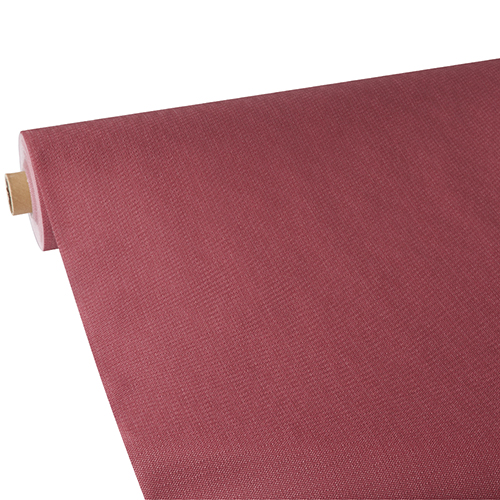 2 x Tischdecke, stoffähnlich, Vlies "soft selection plus" 25 m x 1,18 m bordeaux