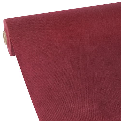 2 x Tischdecke, stoffähnlich, Vlies "soft selection" 40 m x 0,9 m bordeaux