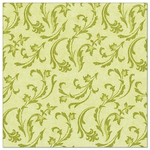 5 x 50 Servietten "ROYAL Collection" 1/4-Falz 40 cm x 40 cm olivgrün "Damascato"