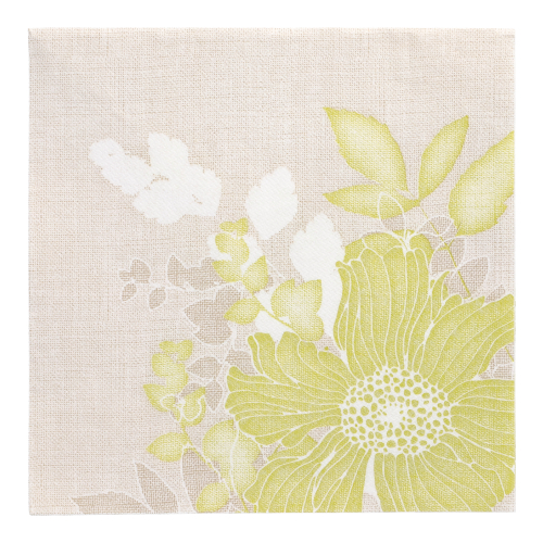 5 x 50 Servietten "ROYAL Collection" 1/4-Falz 40 cm x 40 cm grün "Annabel"