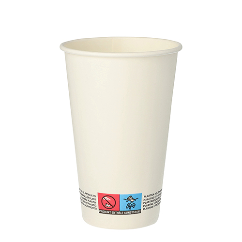 20 x 50 Trinkbecher, Pappe "To Go" 0,3 l Ø 8 cm · 11,7 cm weiss