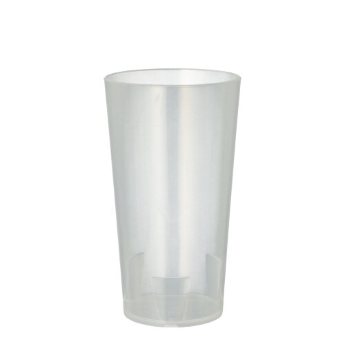 20 x 10 Mehrweg-Trinkbecher 0,3 l Ø 7 cm · 13 cm transluzent unzerbrechlich