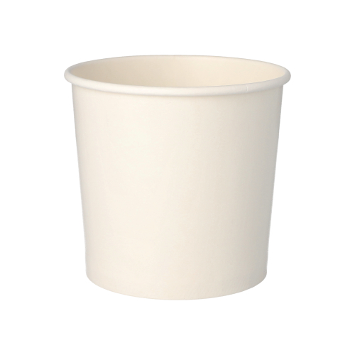 10 x 50 Suppenbecher, Pappe "To Go" rund 770 ml Ø 11,8 cm · 10,5 cm weiss