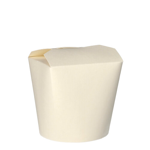 10 x 50 Pastaboxen, Pappe rund 750 ml 10 cm x 10 cm x 8,5 cm weiss