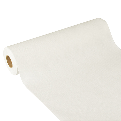 4 x Tischläufer, stoffähnlich, Vlies "soft selection plus" 24 m x 40 cm weiss