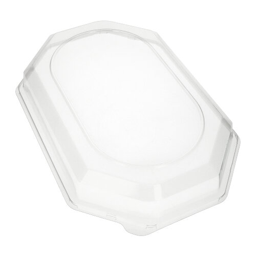 5 x 10 Deckel für Servierplatten, PET 6,3 cm x 45 cm x 31,5 cm transparent