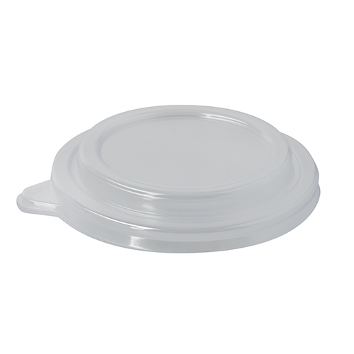 12 x 50 Deckel für Salatschalen, PS "To Go" rund Ø 12,5 cm · 2,1 cm klar