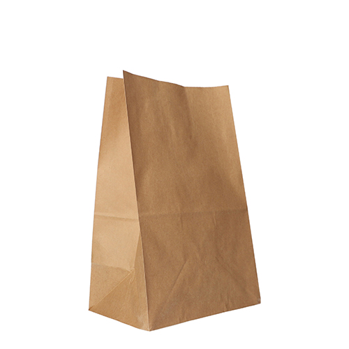2 x 250 Blockbodenbeutel, Kraftpapier 29,5 cm x 19 cm x 12 cm braun