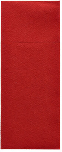480 Bestecktaschen, Airlaid 40 cm x 33 cm bordeaux mit Besteckfalz