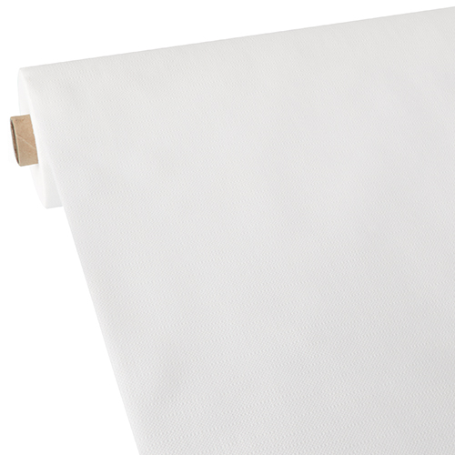 2 x Tischdecke, stoffähnlich, Vlies "soft selection plus" 40 m x 1,18 m weiss