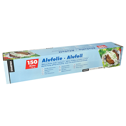 6 x Alufolie 150 m x 45 cm in Faltschachtel
