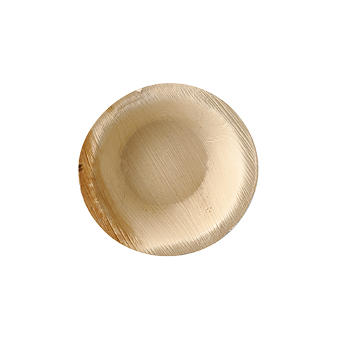4 x 25 Schalen, Palmblatt "pure" rund 100 ml Ø 10 cm · 3 cm