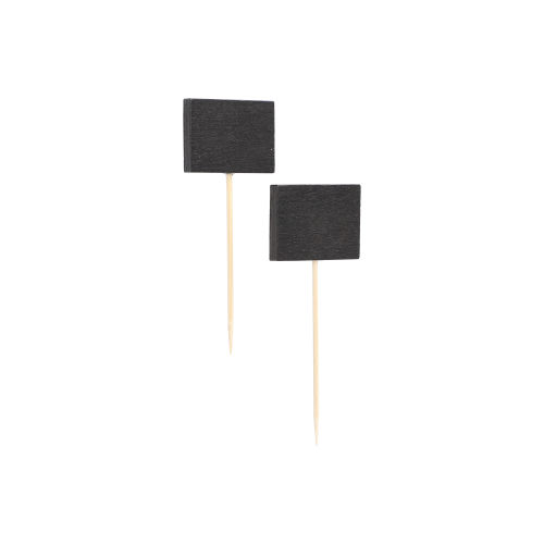 6 x 100 Fingerfood - Picker 8,5 cm "Blackboard"