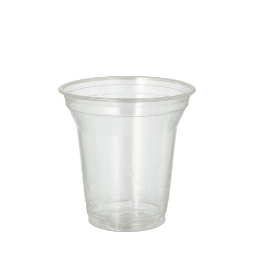 16 x 80 Kaltgetränkebecher, PLA "pure" 0,2 l Ø 9,5 cm · 9,59 cm glasklar